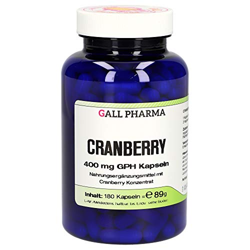 Gall Pharma Cranberry 400 mg GPH Kapseln, 180 Kapseln