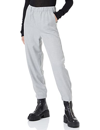 Sisley Damen Trousers 4yoplf023 Pants, Light Grey 911, 32 EU
