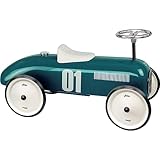 Vilac - Autoträger Vintage – Blau – Spielzeug für Kinder oder Heimdekoration – Lenkrad – aus Metall Chic – ab 18 Monaten