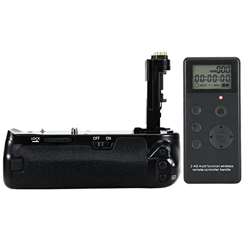 DSTE® Pro Batterie Griff Eingebaut 2.4G wireless remote Kontrolle für CANON EOS 6D Mark II as BG-E21