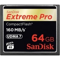 SanDisk Extreme Pro - Flash-Speicherkarte - 64GB - 1000x/1067x - CompactFlash (SDCFXPS-064G-X46)