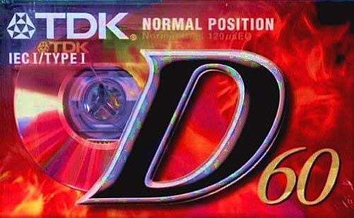 TDK D-60 EB Audio-Kassette (60min) 3er Pack