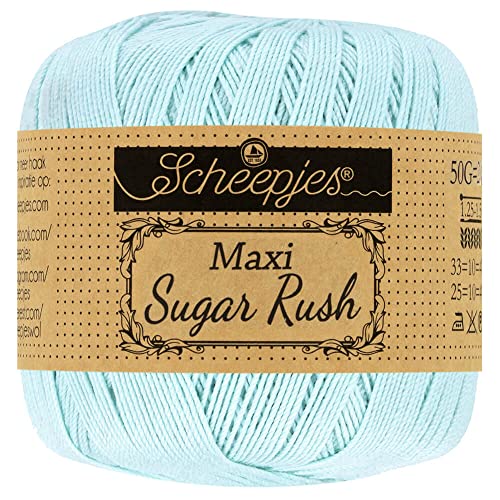Scheepjes - Scheepjes 509 Baby Blau Maxi Sugar Rush Garn - 10x50g
