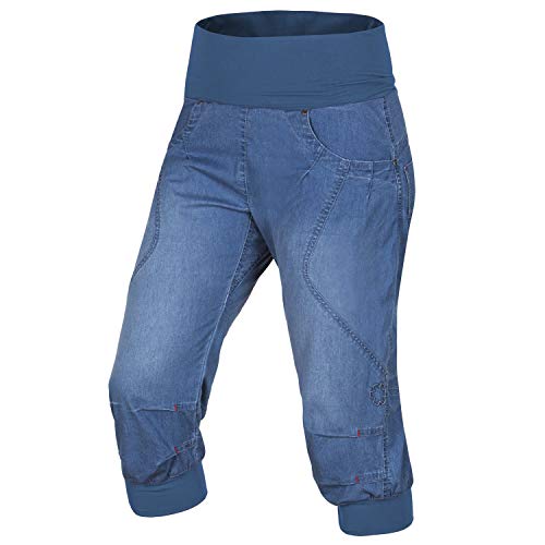 Ocun Noya Jeans W Klettershorts Middle Blue