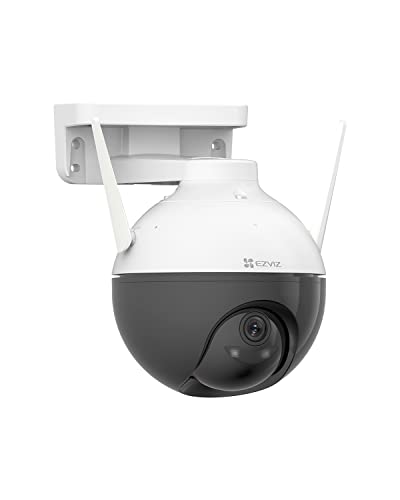 EZVIZ Überwachungskamera, 1080p WLAN IP PT Kamera mit KI-Personenerkennung, 30 Meter Nachtsicht für den Außenbereich，mit schewenk- / Neigung und SD Kartenslot, C8C Lite