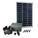 Ubbink Solarmax Pumpe mit Solarpanel und Akku inklusive, 1.000 l, mehrfarbig, 1x1x1 cm, 1351182