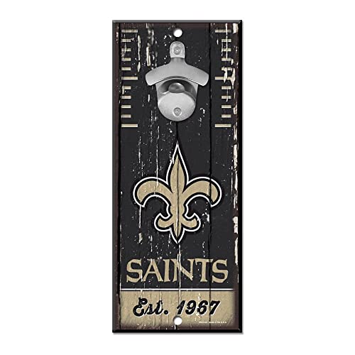 Wincraft New Orleans Saints NFL Schild mit Flaschenöffner