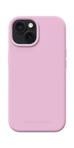 IDEAL OF SWEDEN Griffige Silikon-Handyhülle mit Einer glatten Haptik und leichtem Gefühl - Schützende stoßfeste Hülle in trendigen Farbdesigns, Kompatibel mit iPhone 15 (Bubblegum Pink)