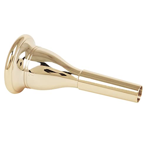 Fuzzbat Tuba Mundstück Massiv Messing Konstruktion Vergoldet Musikinstrument Zubehör Messing Instrument Zubehör Gold