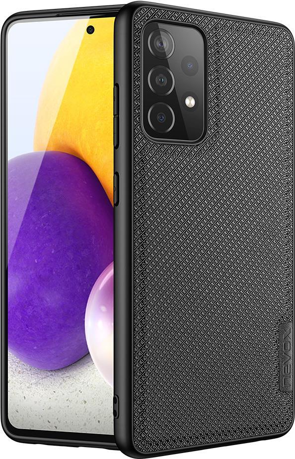 Nevox StyleShell NYLO - Hintere Abdeckung für Mobiltelefon - Nylon, Polycarbonat, Thermoplastisches Polyurethan (TPU) - Schwarz - für Samsung Galaxy A72