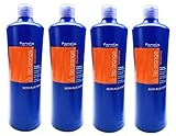 4er No Orange Anto Orange Shampoo Fanola Made in Italy Extra Blue Pigment 350 ml