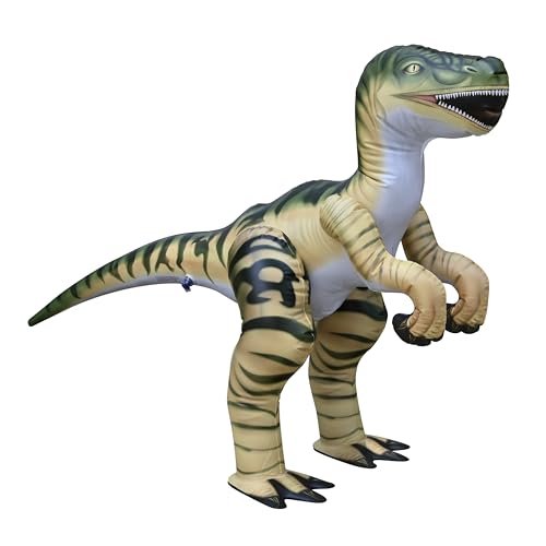 Large Inflatable Velociraptor (L 51 inches) - durable and lifelike by Jet Creations