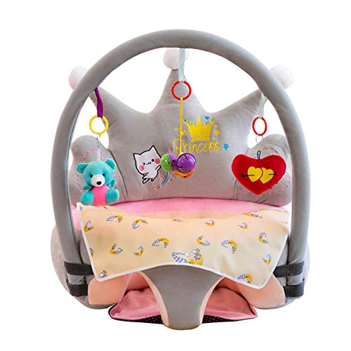 liujuan Baby Sofa Unterstützung Sitzbezug Cartoon Säugling Sofa Sitzbezug Baby Sicherheit Sitzstütze Lernen Sitzen Stuhl for Neugeborene 0-3 Jahre alt Kein Füllstoff