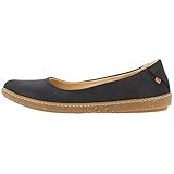 El Naturalista Damen Klassische Ballerinas Coral, Frauen Flats,Wechselfußbett,Slip-ons,Freizeitschuhe,sportlich,Ballerinen,Black,36 EU / 3.5 UK