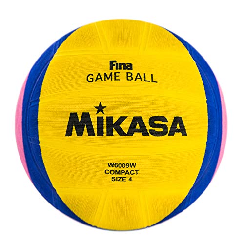 MIKASA Wasserball W6009W, Mehrfarbig, Umfang: 65-67 cm