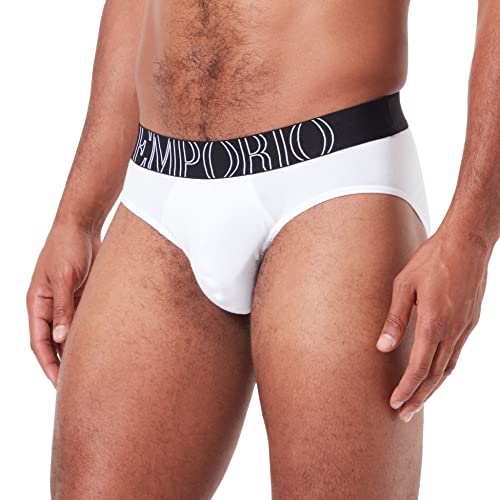 Emporio Armani Underwear Herren 110814CC735 Slip, Weiß (Bianco 00010), Medium