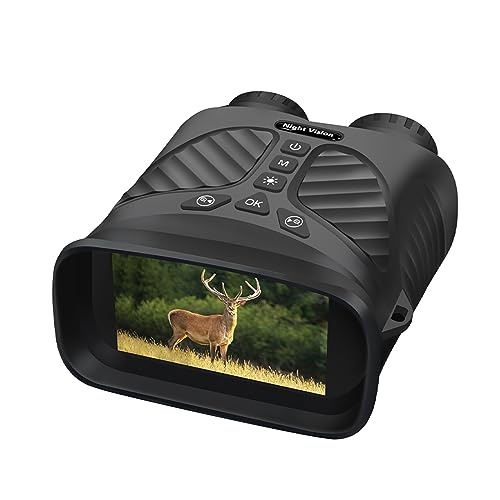 DuzLink Nachtsichtgerät, 2.5K 40MP Digital Infrarot Fernglas Night Vision Binoculars with 2500mAh Wiederaufladbares, 8X Digitalzoom, Infrarot Nachtsichtgeräte für Jagd Vogelbeobachtung Camping