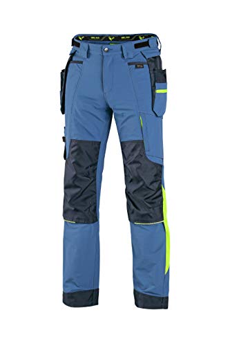 CANIS Arbeitshose CXS NAOS Gr. 46-62 Arbeitsschutzhose Berufsbekleidung Sicherheitshose Schutzhose Hose Arbeitsschutzbekleidung (Blau, 50)