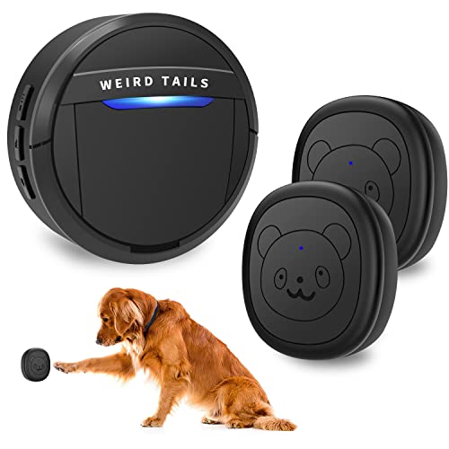 WERPOWER Wireless Doorbell, Dog Bells for Potty Training IP55 Waterproof Doorbell Chime Operating at 950 Feet with 55 Melodies 5 Volume Levels LED Flash
