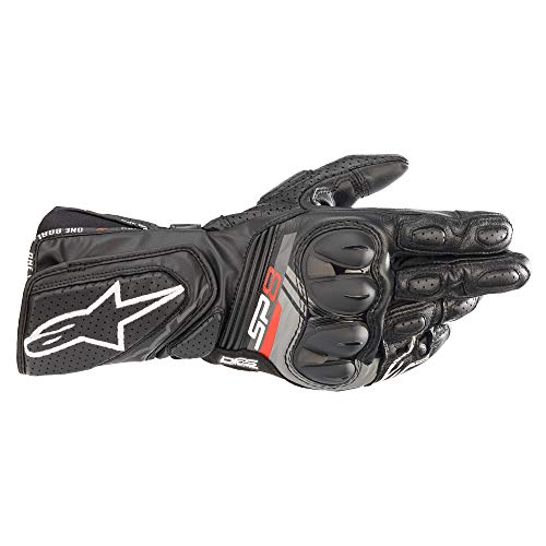 Alpinestars SP-8 V3 Gloves Sporthandschuhe Motorradhandschuhe Lederhandschuhe, BLACK, M