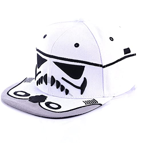 Undify Anime Baseball Cap Stormtrooper Weiß Hut Snapback Hut für Männer Jungen Mädchen Verstellbar, mehrfarbig, One size
