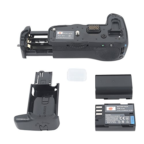 DSTE® Batterie Griff für Pentax K-3 K3 DSLR Digital Kamera als D-BG5 mit (2 packung) D-LI90