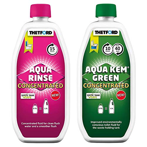 Thetford Set WC-Chemie Aqua KEM Green Concentrated+Aqua Rinse Concentrated