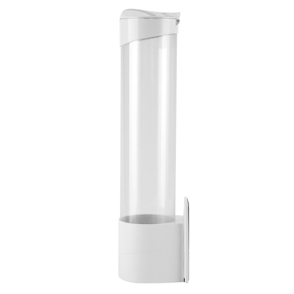Yolispa Anti-Staub-Pappbecher Spender Kunststoffhalter 7. 5Cm 50 Tassen Praktischer Behälter