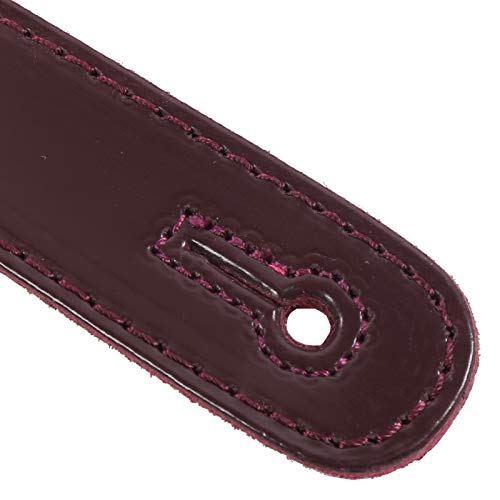 Soft Pad Gitarrengurt, strapazierfähiger Gitarrengurt mit Verbindungsgurt für Gitarrenbegeisterte für professionelle Gitarristen Gitarrenliebhaber(dark red)