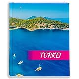 Urlaubsfotoalbum 10x15: Türkei, Fototasche für Fotos, Taschen-Fotohalter für lose Blätter, Urlaub Türkei, Handgemachte Fotoalbum