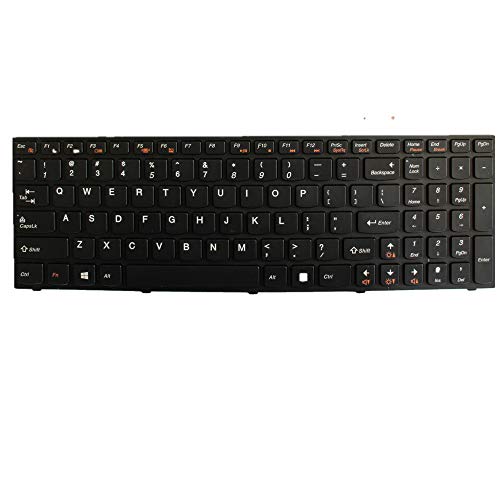 FQ Laptop Tastatur für Lenovo M5400 M5400A M5400-Touch Schwarz Mit schwarz Rahmen Amerikanische Version
