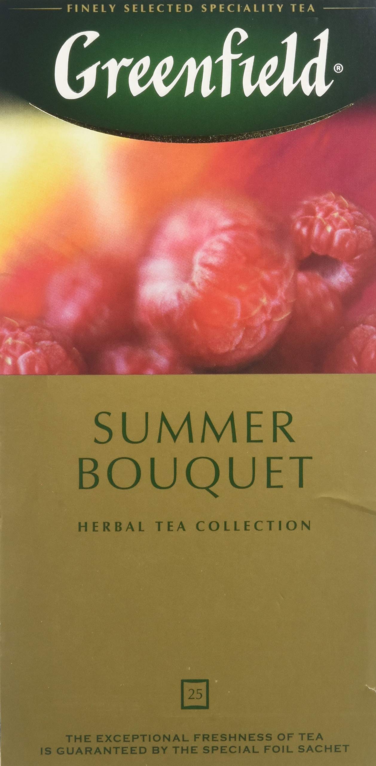 Greenfield Kräutertee, Summer Bouquet, 25 Teebeutel in einer Box (Pack mit 10)