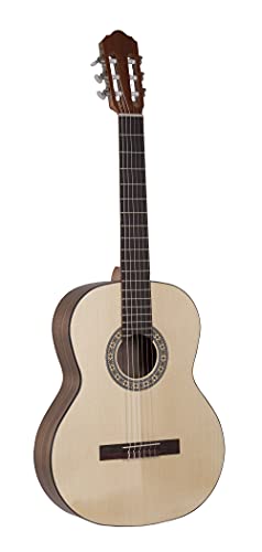 VOLT Sevilla Konzertgitarre KG-5000 Open Pore, Größe 4/4 – Hochwertige Akustikgitarre mit massiver Fichtendecke. Professioneller Klang, elegantes Open Pore Finish, Made in Europe
