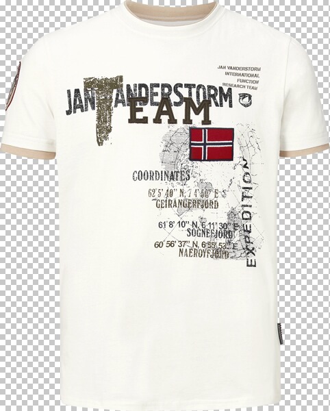 T-Shirt SÖLVE Jan Vanderstorm weiß