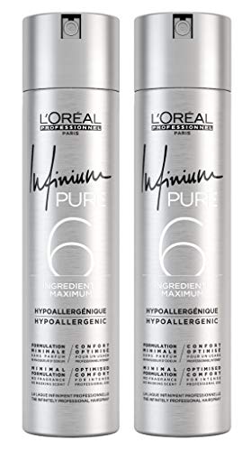 2er Infinium 6 Pure Extra Strong Hairspray Loreal Professionnel 300 ml