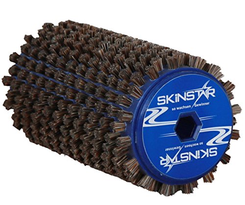 SkinStar Belagbürste Rotorbürste Skibelag-Rotationsbürste Speed Brush Rosshaar 120mm