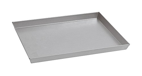 Paderno World Cuisine Backblech aus aluminisiertem Stahl, 48 x 34 x 3,8 cm