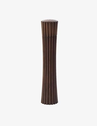 LEGNOART - PLEATS - Pfeffer- oder Salzmühle XXL - Keramik-Mechanismus mit Mahleinstellung, handveredelt - H. 465 Ø 64 mm - Esche Thermo dunkel