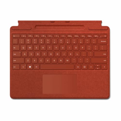 MICROSOFT Microsoft Surface Pro Signature Keyboard Rot Microsoft Cover Port QWERTY Spanisch