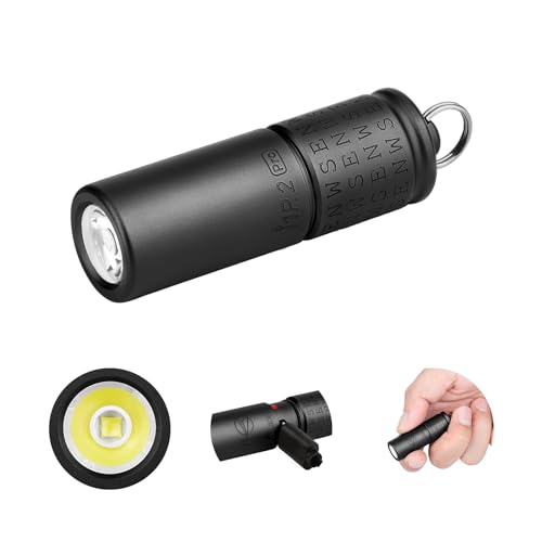 OLIGHT Schlüsselanhänger Taschenlampe i1R 2 Pro 180 Lumen | Handlampe | USB-C Laden | Kardinalrichtungsdesign | inkl. Ladekabel (Norden)