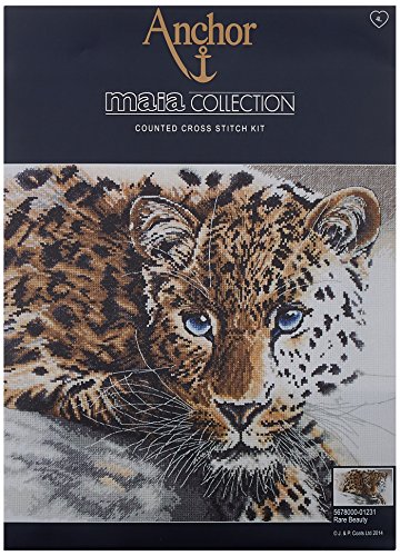 Anchor Maia Collection Kreuzstich-Set, 100% Baumwolle, Mehrfarbig, 45x60cm