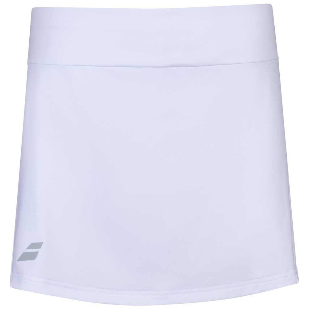 Babolat Play Skirt Girl Rock, Unisex, Kinder, Weiß/Weiß, 6-8 Jahre