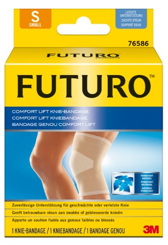 FUTURO FUT76586 Comfort Knie-Bandage, beidseitig tragbar, Größe S, 30,5 – 36,8 cm