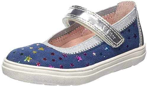 Richter Kinderschuhe Jungen Mädchen Ilva Ballerinas, Nautical/Silver, 28 EU