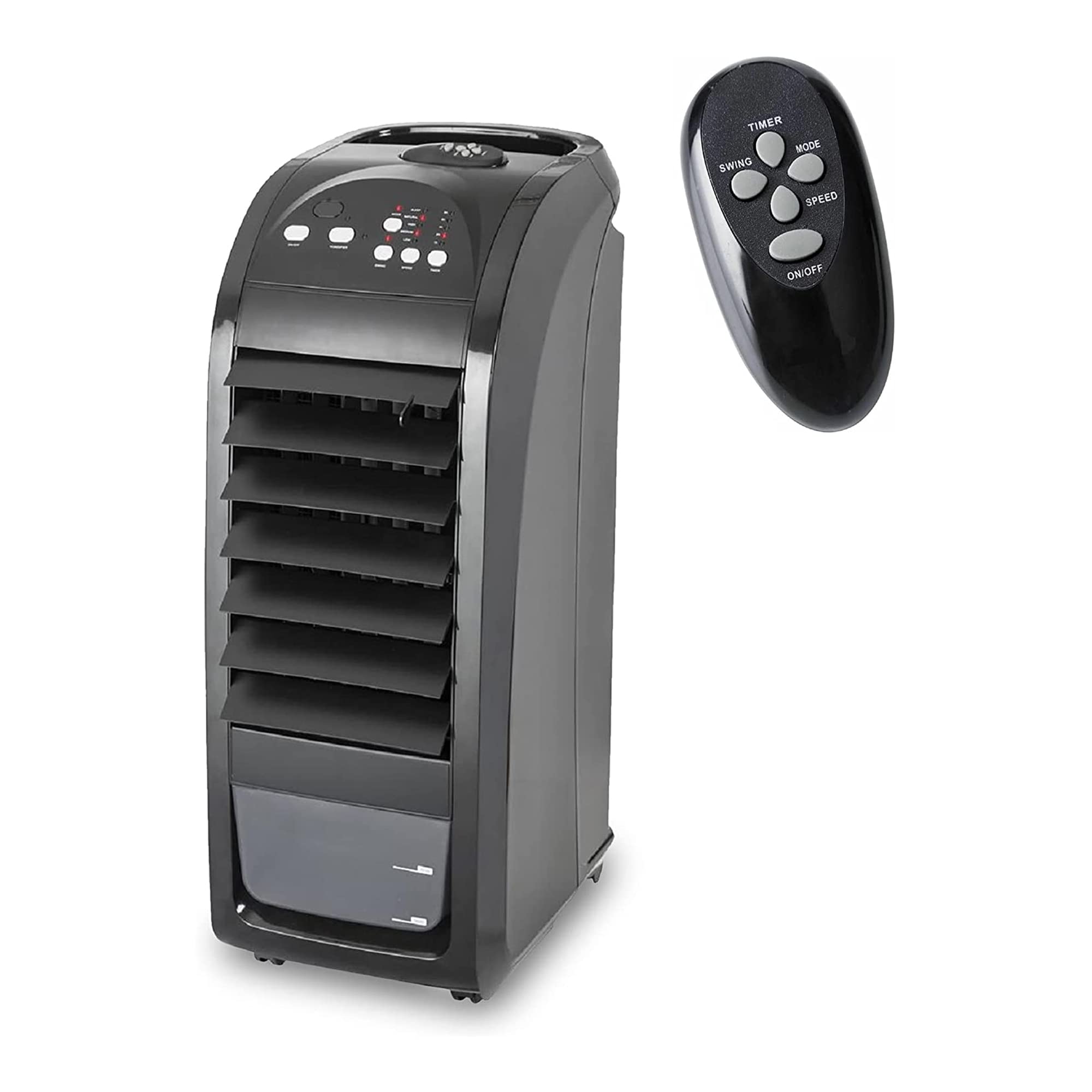 MaxxHome Tragbarer Klimaanlage ohne Abluftschlauch 70 W - Schwarze Luftkühler für Zuhause und Büro, Mobile Klimaanlagen mit 3 Geschwindigkeitsstufen, Energiesparende Tragbare Klimaanlage mit Kühlungs
