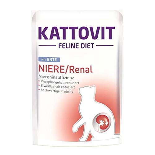 Kattovit Feline Diet Niere/Renal Ente, 85 g - 24 stück