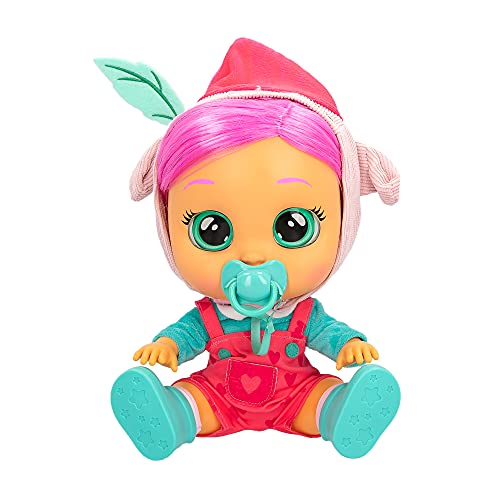 BEBÉS LLORONES Storyland Piggy Interaktive Puppe, inspiriert von Famos, die weint, mit Haarstyling, Kleidung und Spielzubehör, Spielzeug für Kinder ab 2 Jahren