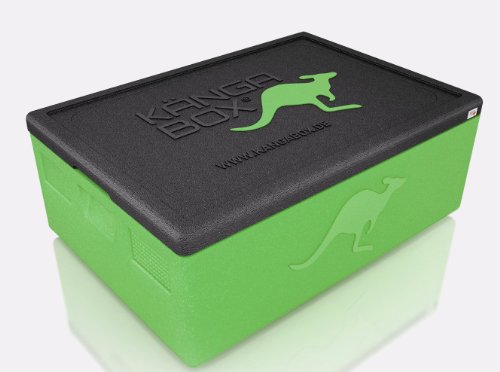 KÄNGABOX® Expert 60x40 cm – Die Thermobox für Profis. 53-80 Liter EPP Isolierbox (Lime, 53)