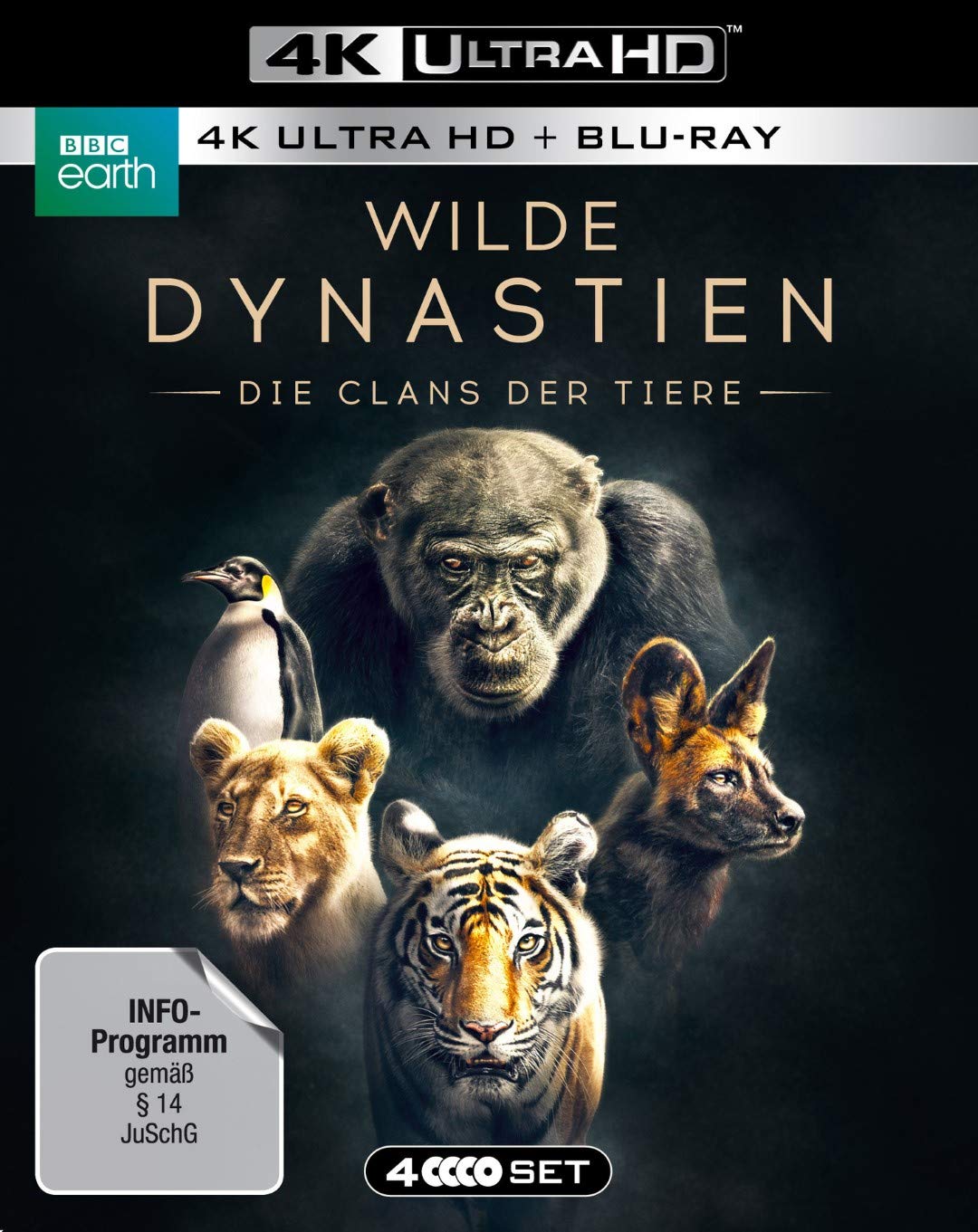 WILDE DYNASTIEN - Die Clans der Tiere (4K Ultra-HD) (2 BR4K) (+2 BRs) [Blu-ray]