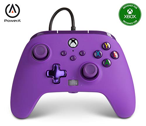 Verbesserter Kabelgebundener PowerA-Controller für Xbox – Pink [